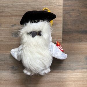 Vintage (2004) TY Beanie Baby “CLASS OF 2004” the Owl 6” Stuffed Animal Toy